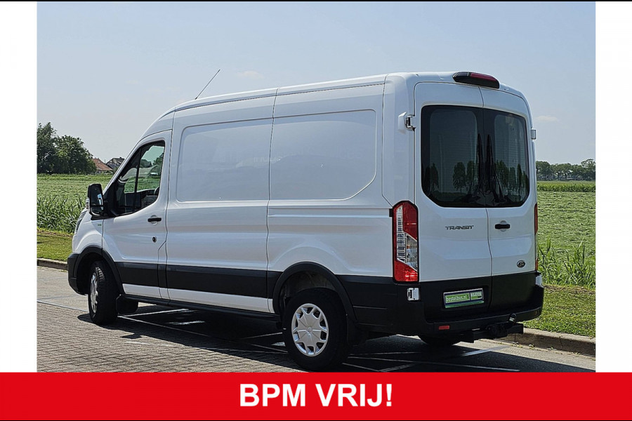 Ford Transit 350 2.0 TDCI L2H2 Trend Navi Euro6 Airco Oh-Historie 1e Eigenaar Trekhaak Navi!