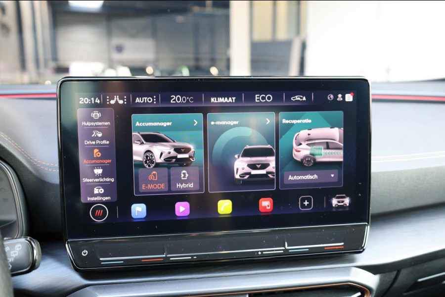 CUPRA Formentor 1.4 e-HYBRID VZ LED/VIRTUAL/SFEER/PANO/HALF LEER+S.VERWARMING/19" LMV/KEYLESS/CAM/ACC/ECC/12 MDN GARANTIE!