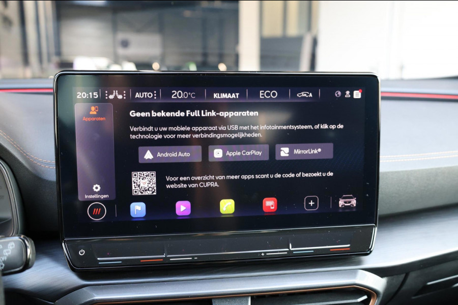CUPRA Formentor 1.4 e-HYBRID VZ LED/VIRTUAL/SFEER/PANO/HALF LEER+S.VERWARMING/19" LMV/KEYLESS/CAM/ACC/ECC/12 MDN GARANTIE!