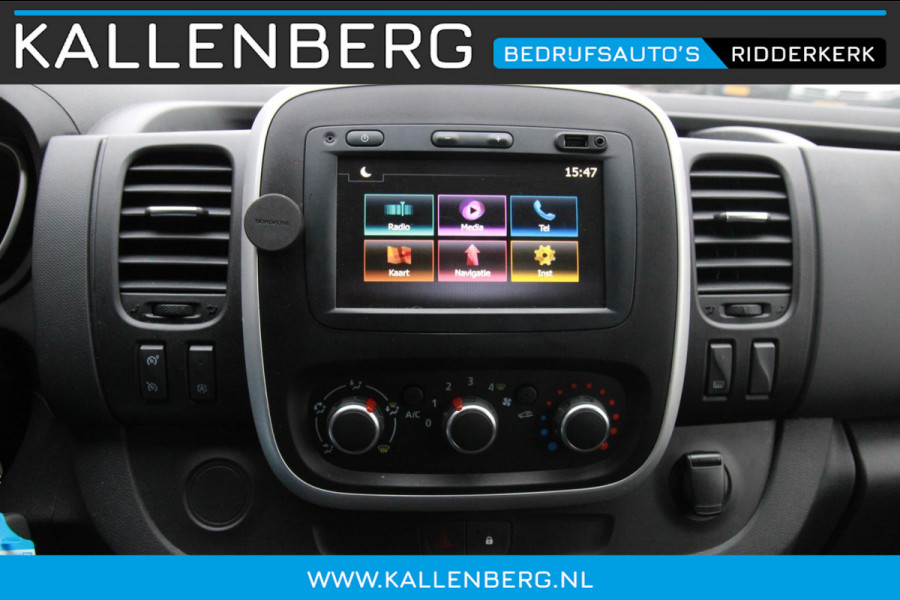 Renault Trafic 1.6 dCi 95 T29 L1H1 Comfort / Laadruimte inrichting / Navi / app connect / 3 zits