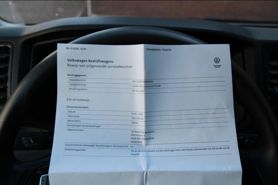 Volkswagen Crafter 35 2.0 TDI L3H2 Automaat / Camera / App connect / Trekhaak