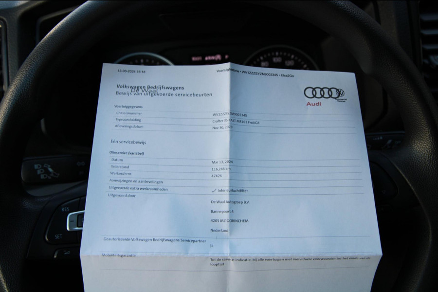 Volkswagen Crafter 35 2.0 TDI L3H2 Automaat / Camera / App connect / Trekhaak