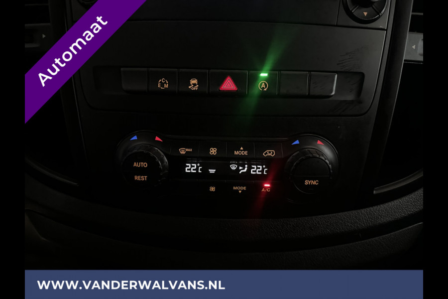 Mercedes-Benz Vito 114 CDI 7G-Tronic Automaat L2H1 Euro6 Airco | Camera | 2500KG Trekhaak | 17"LMV Parkeersensoren V+A, Navigatie, Cruisecontrol, Licht metalen velgen, Bijrijdersbank, Dakrails