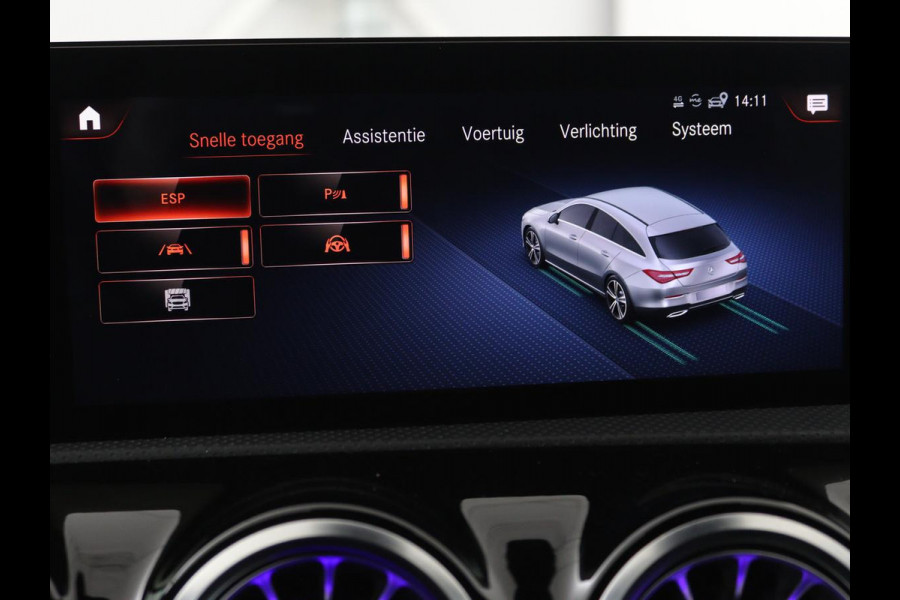 Mercedes-Benz CLA-Klasse Shooting Brake 250e Business Solution AMG Limited | Adaptive cruise | Stoelverwarming | Carplay | Sfeerverlichting | Leder/Alcantara | Navigatie | Full LED