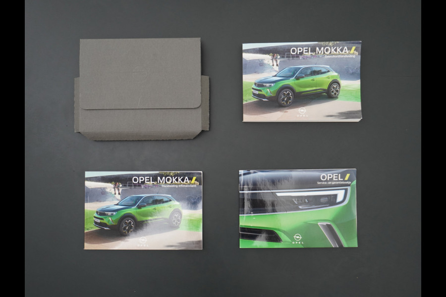 Opel Mokka-e Elegance 50-kWh 11kw 360Camera VirtualCockpit Apple/Android Bordherk. Lane-dep. Navi Led Keyless 1/2Leer Licht-/Zichtpakket Dab Usb Bluetooth CruiseControl Pdc Isofix Ecc 4xElek.Ramen.Spiegels 17''LM 136pk NL-auto!