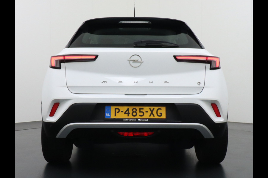 Opel Mokka-e Elegance 50-kWh 11kw 360Camera VirtualCockpit Apple/Android Bordherk. Lane-dep. Navi Led Keyless 1/2Leer Licht-/Zichtpakket Dab Usb Bluetooth CruiseControl Pdc Isofix Ecc 4xElek.Ramen.Spiegels 17''LM 136pk NL-auto!