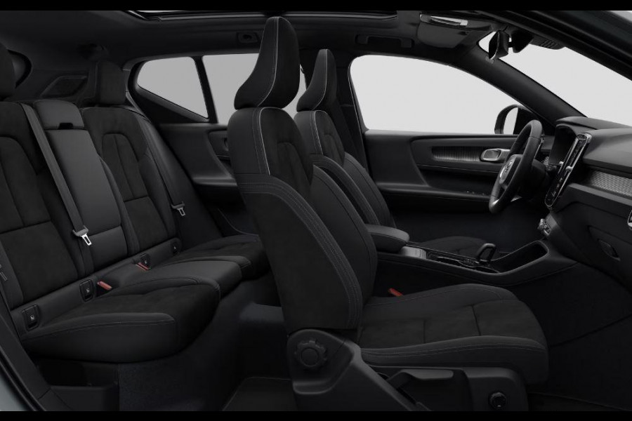 Volvo EX40 Single Motor Extended Range Plus Black Ed. 82 kWh / Lounge Pakket / Panoramadak / Extra getint glas / Nubuck bekleding