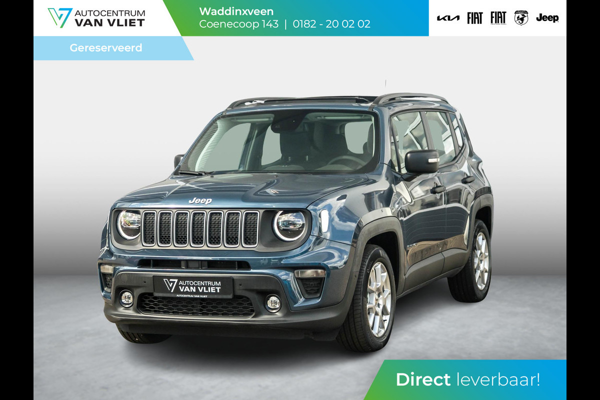 Jeep Renegade 1.5T e-Hybrid Altitude | Adapt. Cruise | Schuif/Kanteldak | Keyless | BSM | Navi | Apple Carplay | Uit voorraad leverbaar ! Jeep Renegade 1.5T e-Hybrid Altitude | Adapt. Cruise | Schuif/Kanteldak | Keyless | BSM | Navi | Apple Carplay | Uit voorraad leverbaar !