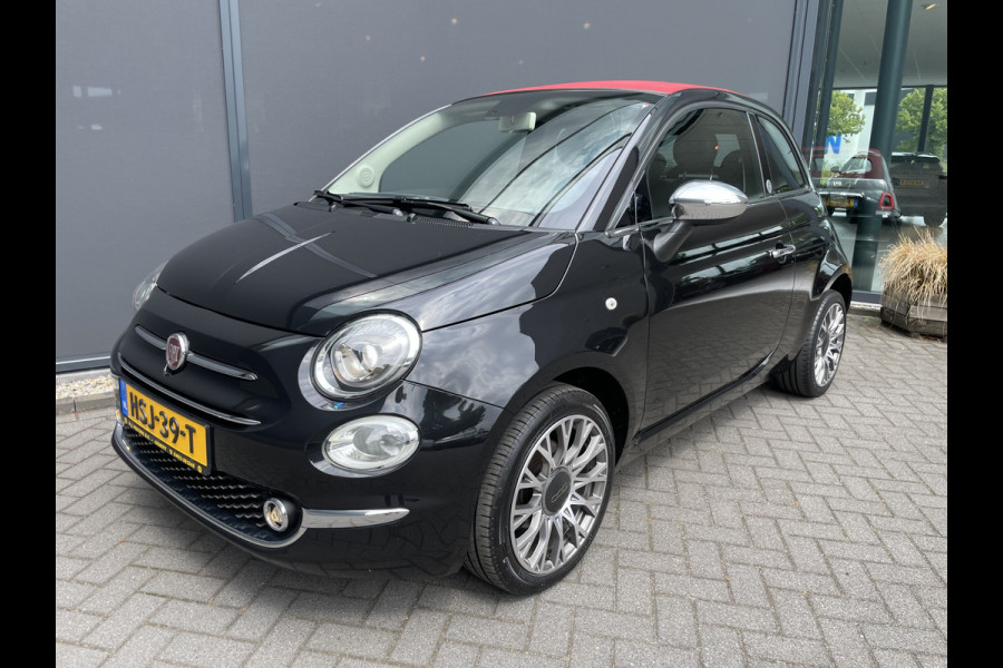 Fiat 500C 1.2 Lounge cabrio Airco - Cruise control - parkeersensoren achter - open dak - mistlampen voor - Multifunctioneel stuurwiel - Navigatie full map
