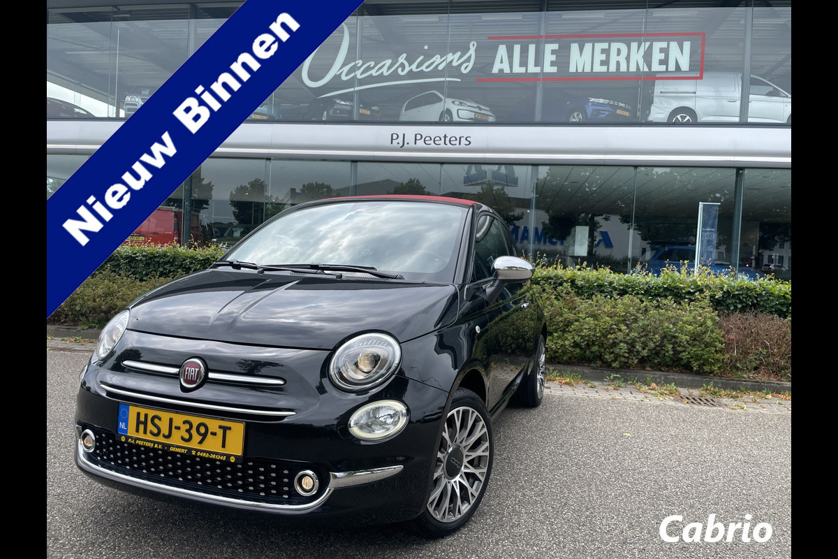 Fiat 500C 1.2 Lounge cabrio Airco - Cruise control - parkeersensoren achter - open dak - mistlampen voor - Multifunctioneel stuurwiel - Navigatie full map Fiat 500C 1.2 Lounge cabrio Airco - Cruise control - parkeersensoren achter - open dak - mistlampen voor - Multifunctioneel stuurwiel - Navigatie full map