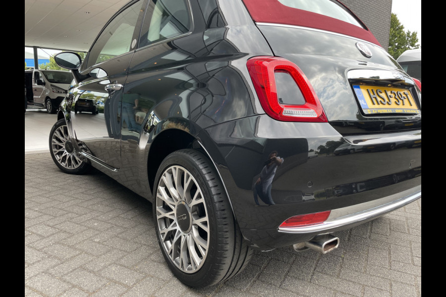 Fiat 500C 1.2 Lounge cabrio Airco - Cruise control - parkeersensoren achter - open dak - mistlampen voor - Multifunctioneel stuurwiel - Navigatie full map
