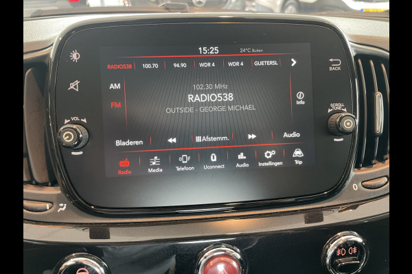 Fiat 500C 1.2 Lounge cabrio Airco - Cruise control - parkeersensoren achter - open dak - mistlampen voor - Multifunctioneel stuurwiel - Navigatie full map