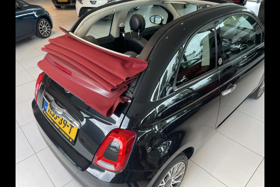 Fiat 500C 1.2 Lounge cabrio Airco - Cruise control - parkeersensoren achter - open dak - mistlampen voor - Multifunctioneel stuurwiel - Navigatie full map