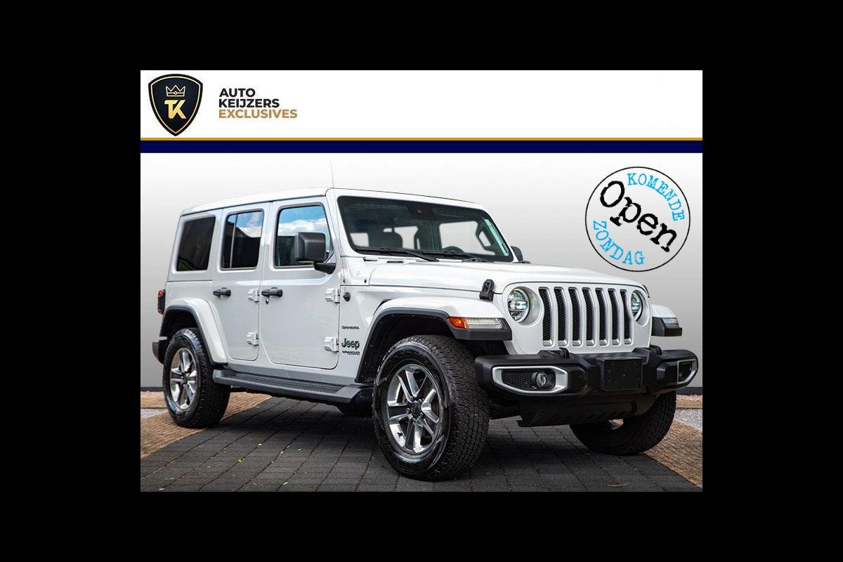 Jeep Wrangler Unlimited 3.6 Panoramadak Adapt. cruise Stoel/stuurverw. Keyless Jeep Wrangler Unlimited 3.6 Panoramadak Adapt. cruise Stoel/stuurverw. Keyless