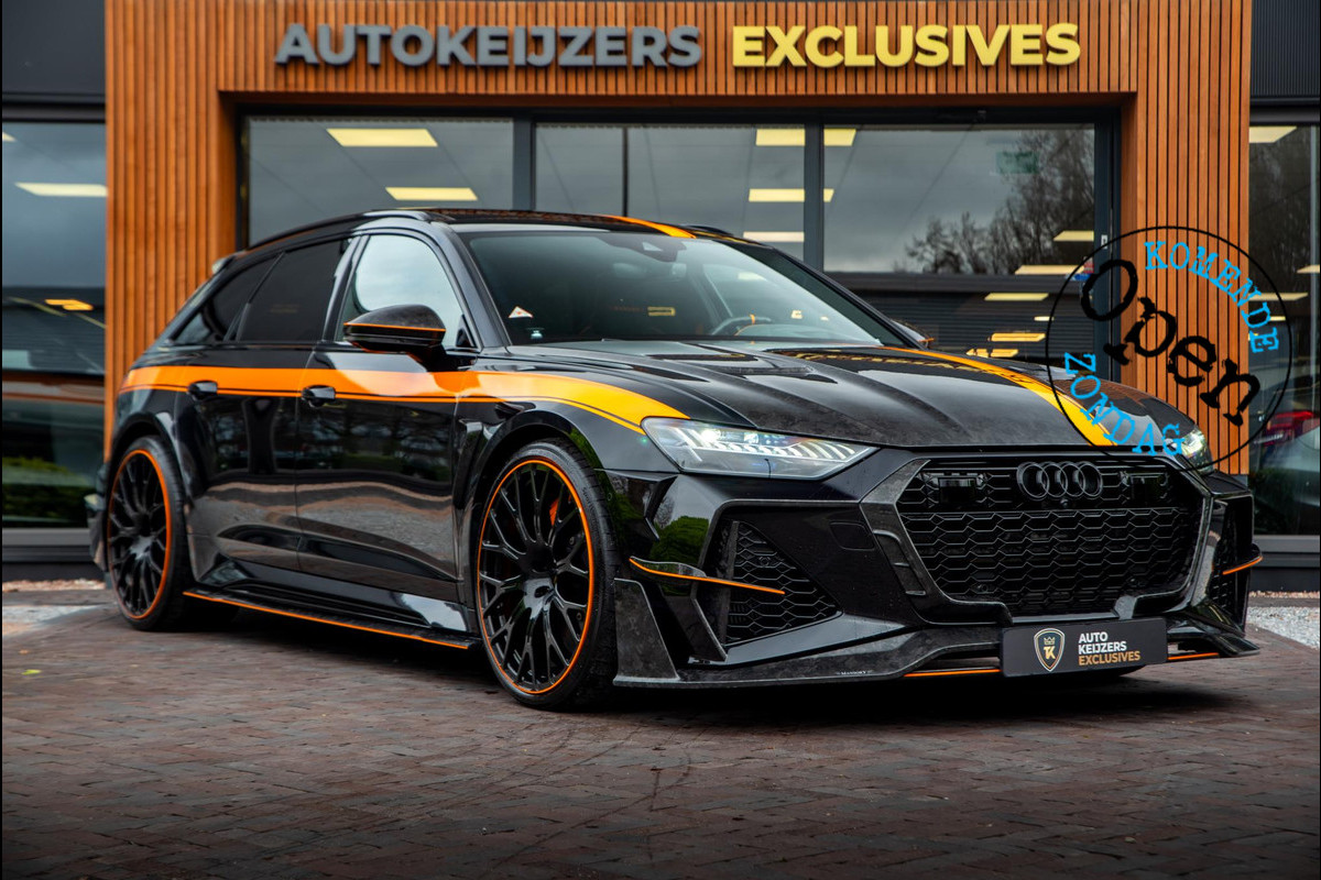 Audi RS6 RS 6 TFSI quattro Mansory B&O+ 360 Cam Forged Carbon Leer Alcantara Audi RS6 RS 6 TFSI quattro Mansory B&O+ 360 Cam Forged Carbon Leer Alcantara