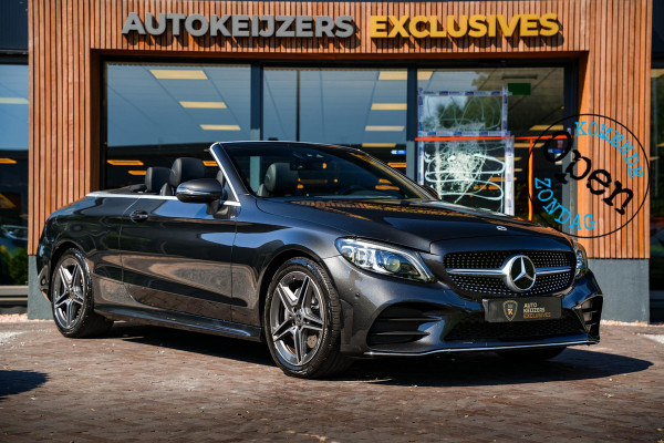 Mercedes-Benz C-Klasse Cabrio 200 AMG Line Airscarf Burmester Multibeam LED Stoelverw. Navigatie 18''LM