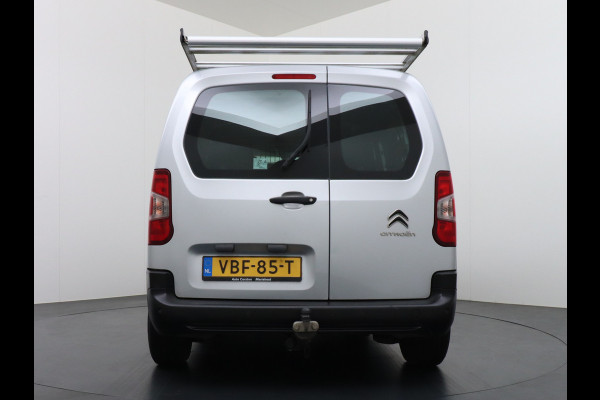 Citroën Berlingo 1.6HDI Club Trekhaak Imperiaal Apple Carplay Android Auto Navi Airco Cruise Control Pdc Betonplex Lat om Lat Schuifdeur Achterdeuren met raam Bluetooth 1e Eigenaar EURO 5 M