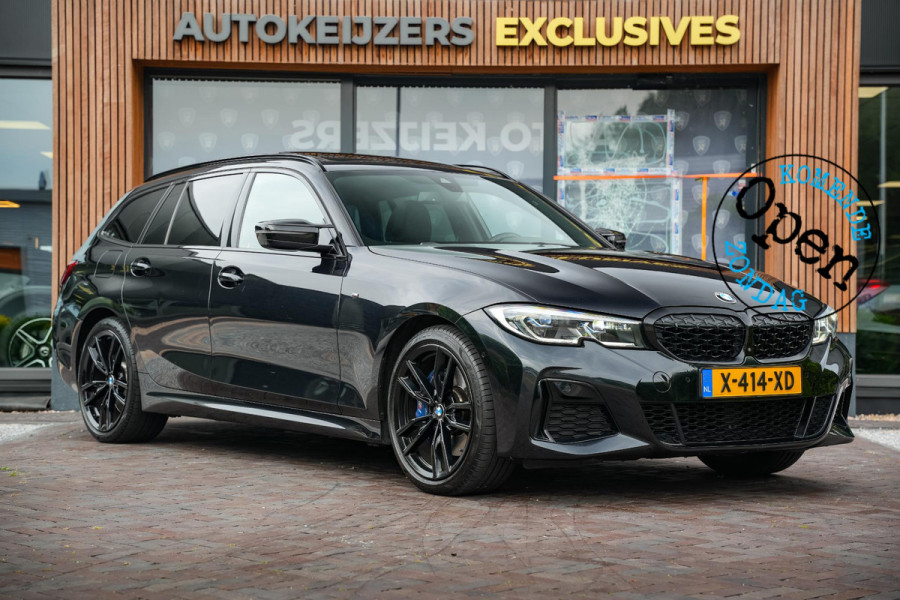 BMW 3 Serie Touring M340i xDrive Panoramadak Harman/Kardon Dodehoek 360cam Leer DAB+ 19”LM