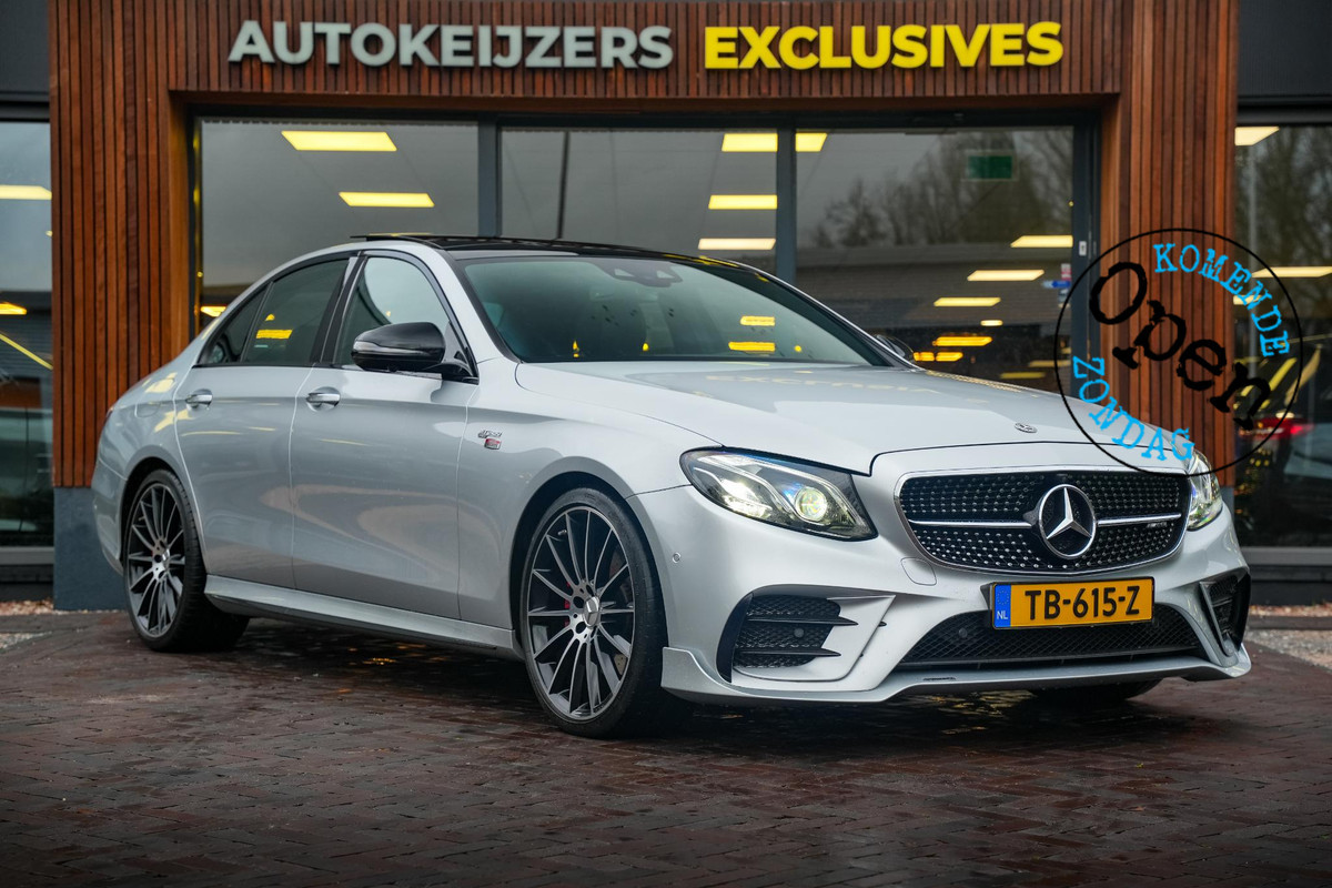 Mercedes-Benz E-Klasse AMG 43 4Matic BRABUS Panoramadak Burmester 3D Widescreen HUD 20''LM Mercedes-Benz E-Klasse AMG 43 4Matic BRABUS Panoramadak Burmester 3D Widescreen HUD 20''LM