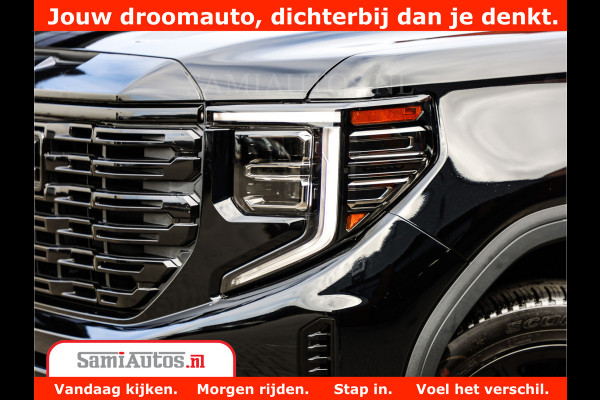 GMC Sierra DENALI 6,2 V8 Full Option | De Meest Luxe Pick-Up in zijn Klasse | Comfortabele Dubbele Cabine met Royale 5 Zitplaatsen | BPM vrij | Nu Leverbaar uit Voorraad | Voorraad Nr 434058