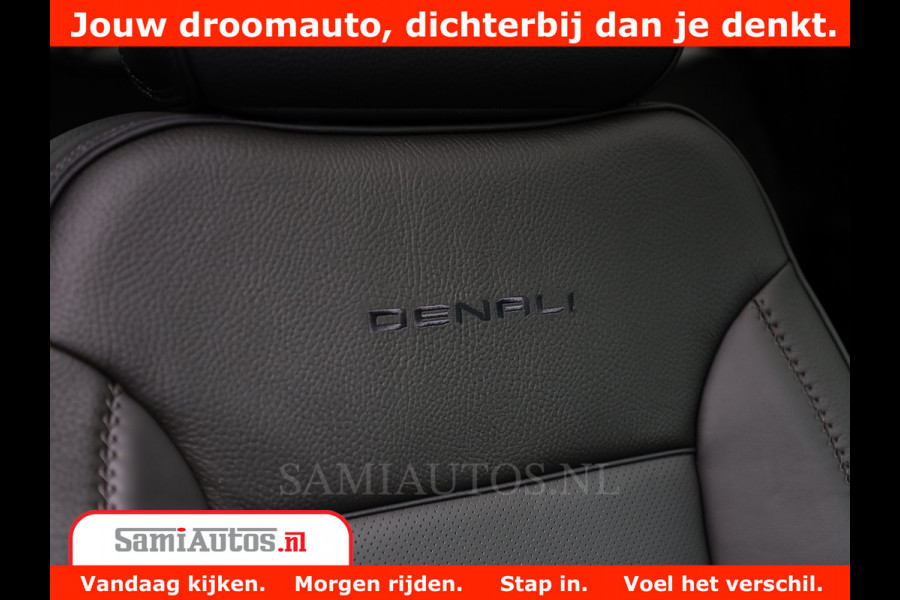 GMC Sierra DENALI 6,2 V8 Full Option | De Meest Luxe Pick-Up in zijn Klasse | Comfortabele Dubbele Cabine met Royale 5 Zitplaatsen | BPM vrij | Nu Leverbaar uit Voorraad | Voorraad Nr 434058