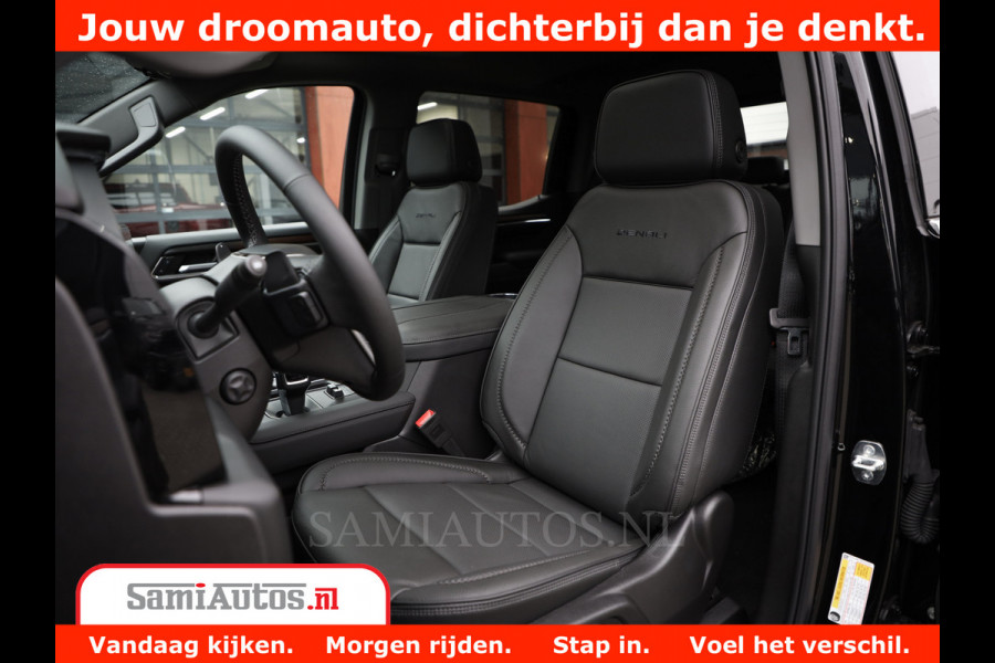 GMC Sierra DENALI 6,2 V8 Full Option | De Meest Luxe Pick-Up in zijn Klasse | Comfortabele Dubbele Cabine met Royale 5 Zitplaatsen | BPM vrij | Nu Leverbaar uit Voorraad | Voorraad Nr 434058