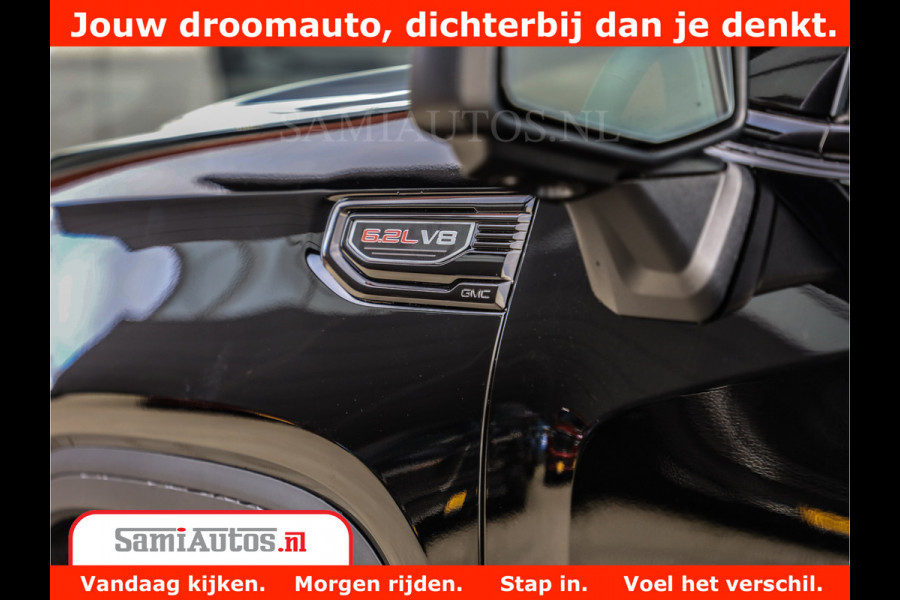 GMC Sierra DENALI 6,2 V8 Full Option | De Meest Luxe Pick-Up in zijn Klasse | Comfortabele Dubbele Cabine met Royale 5 Zitplaatsen | BPM vrij | Nu Leverbaar uit Voorraad | Voorraad Nr 434058