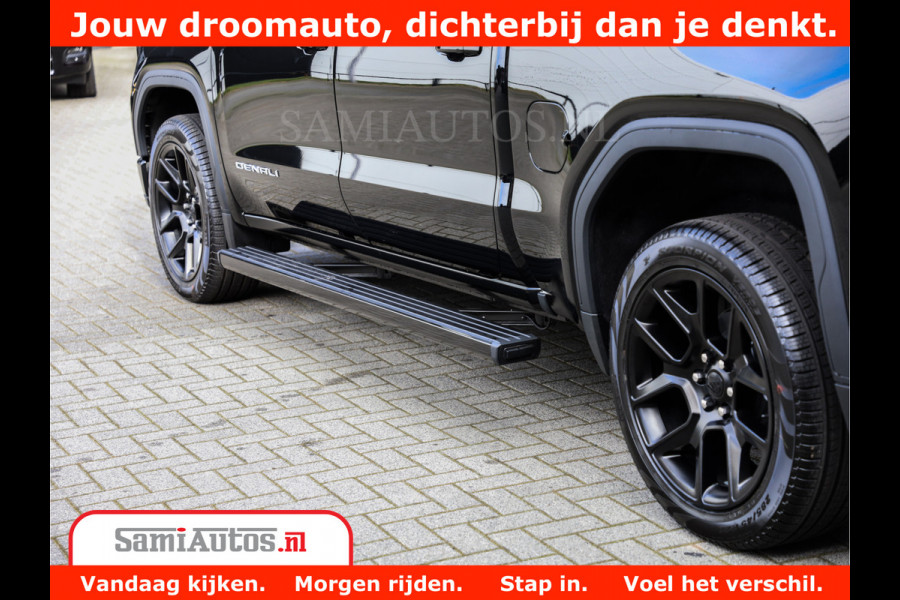 GMC Sierra DENALI 6,2 V8 Full Option | De Meest Luxe Pick-Up in zijn Klasse | Comfortabele Dubbele Cabine met Royale 5 Zitplaatsen | BPM vrij | Nu Leverbaar uit Voorraad | Voorraad Nr 434058
