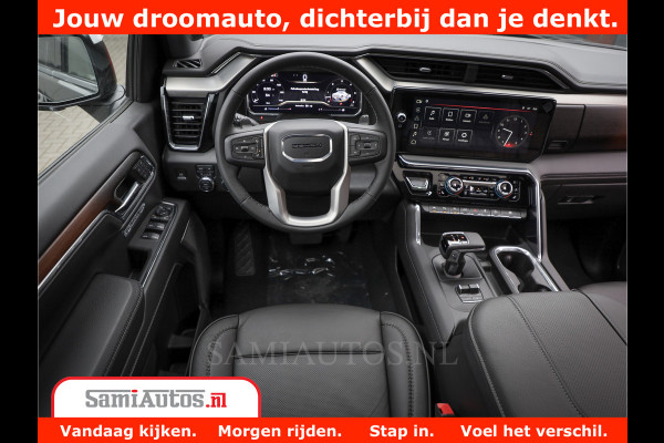 GMC Sierra DENALI 6,2 V8 Full Option | De Meest Luxe Pick-Up in zijn Klasse | Comfortabele Dubbele Cabine met Royale 5 Zitplaatsen | BPM vrij | Nu Leverbaar uit Voorraad | Voorraad Nr 434058