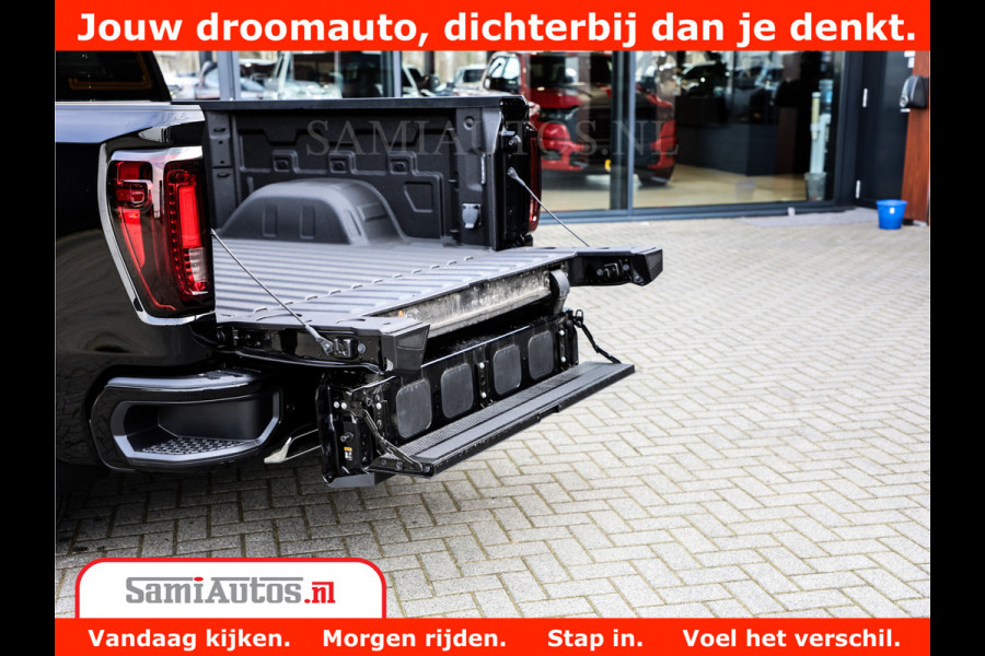 GMC Sierra DENALI 6,2 V8 Full Option | De Meest Luxe Pick-Up in zijn Klasse | Comfortabele Dubbele Cabine met Royale 5 Zitplaatsen | BPM vrij | Nu Leverbaar uit Voorraad | Voorraad Nr 434058