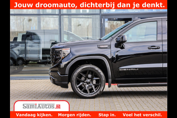 GMC Sierra DENALI 6,2 V8 Full Option | De Meest Luxe Pick-Up in zijn Klasse | Comfortabele Dubbele Cabine met Royale 5 Zitplaatsen | BPM vrij | Nu Leverbaar uit Voorraad | Voorraad Nr 434058