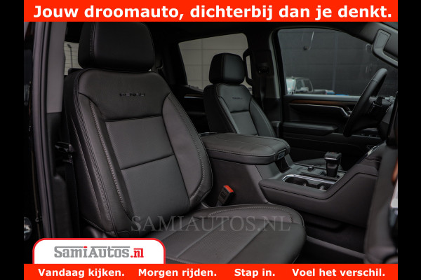 GMC Sierra DENALI 6,2 V8 Full Option | De Meest Luxe Pick-Up in zijn Klasse | Comfortabele Dubbele Cabine met Royale 5 Zitplaatsen | BPM vrij | Nu Leverbaar uit Voorraad | Voorraad Nr 434058
