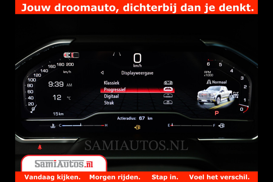 GMC Sierra DENALI 6,2 V8 Full Option | De Meest Luxe Pick-Up in zijn Klasse | Comfortabele Dubbele Cabine met Royale 5 Zitplaatsen | BPM vrij | Nu Leverbaar uit Voorraad | Voorraad Nr 434058