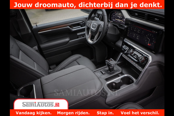 GMC Sierra DENALI 6,2 V8 Full Option | De Meest Luxe Pick-Up in zijn Klasse | Comfortabele Dubbele Cabine met Royale 5 Zitplaatsen | BPM vrij | Nu Leverbaar uit Voorraad | Voorraad Nr 434058