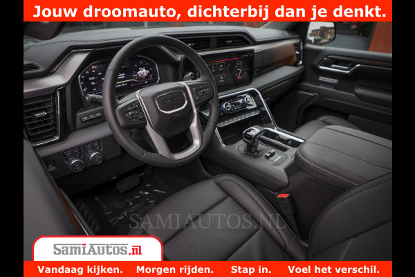 GMC Sierra DENALI 6,2 V8 Full Option | De Meest Luxe Pick-Up in zijn Klasse | Comfortabele Dubbele Cabine met Royale 5 Zitplaatsen | BPM vrij | Nu Leverbaar uit Voorraad | Voorraad Nr 434058