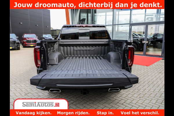 GMC Sierra DENALI 6,2 V8 Full Option | De Meest Luxe Pick-Up in zijn Klasse | Comfortabele Dubbele Cabine met Royale 5 Zitplaatsen | BPM vrij | Nu Leverbaar uit Voorraad | Voorraad Nr 434058