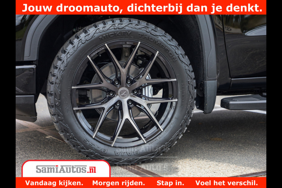 GMC Sierra DENALI 6.2 V8 426PK | Full Option | De Meest Luxe Pick-Up in zijn Klasse | Comfortabele Dubbele Cabine met Royale 5 Zitplaatsen | BPM vrij | Nu Leverbaar uit Voorraad | Voorraad Nr 419189