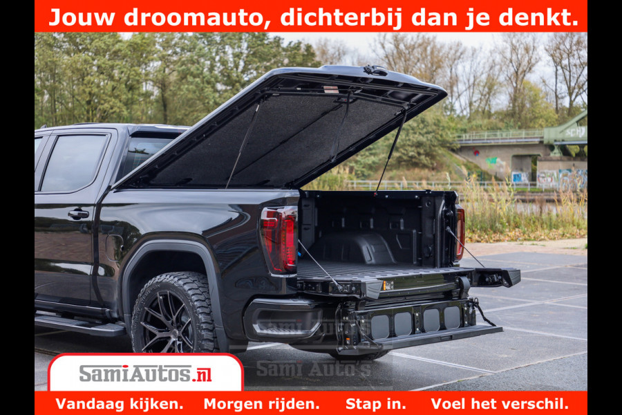 GMC Sierra DENALI 6.2 V8 426PK | Full Option | De Meest Luxe Pick-Up in zijn Klasse | Comfortabele Dubbele Cabine met Royale 5 Zitplaatsen | BPM vrij | Nu Leverbaar uit Voorraad | Voorraad Nr 419189