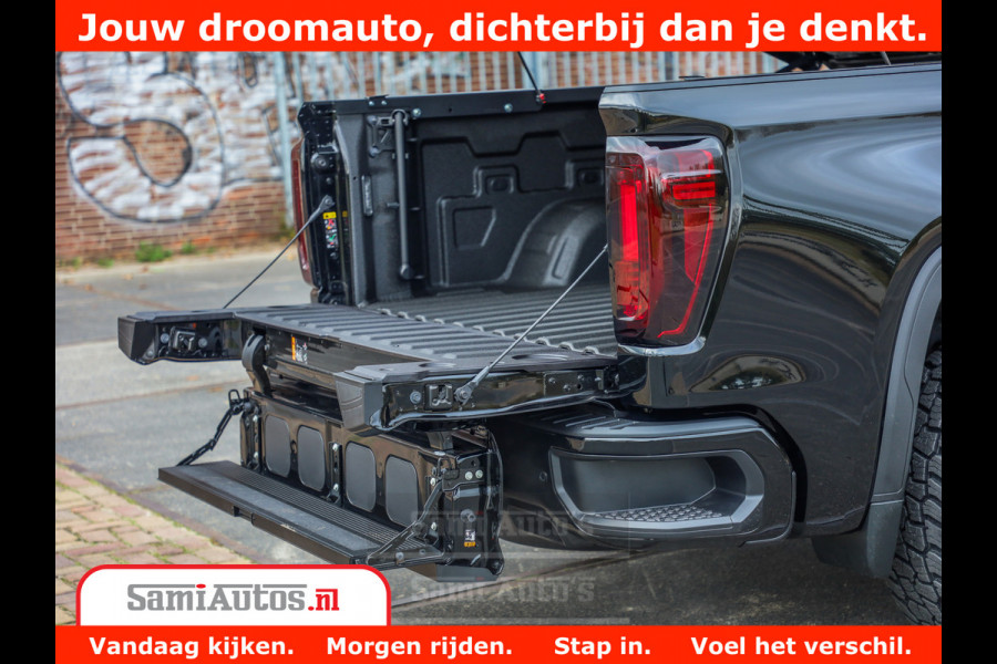 GMC Sierra DENALI 6.2 V8 426PK | Full Option | De Meest Luxe Pick-Up in zijn Klasse | Comfortabele Dubbele Cabine met Royale 5 Zitplaatsen | BPM vrij | Nu Leverbaar uit Voorraad | Voorraad Nr 419189