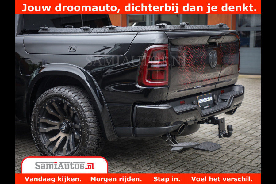 Dodge Ram COBRA EDITION | 1500 Limited Night High Output 540HP 706Nm | Massage + Full Option | De Meest Luxe en Volle Pick-Up in zijn Klas Comfortabele Dubbele Cabine met Royale 5 Zitplaatsen | BPM vrij | Nu Leverbaar uit Voorraad | Voorraad Nr 2368 -  5452 | Cobra package is meerprijs |