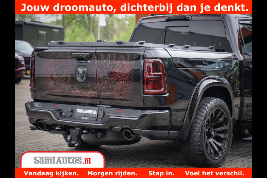 Dodge Ram COBRA EDITION | 1500 Limited Night High Output 540HP 706Nm | Massage + Full Option | De Meest Luxe en Volle Pick-Up in zijn Klas Comfortabele Dubbele Cabine met Royale 5 Zitplaatsen | BPM vrij | Nu Leverbaar uit Voorraad | Voorraad Nr 2368 -  5452 | Cobra package is meerprijs |