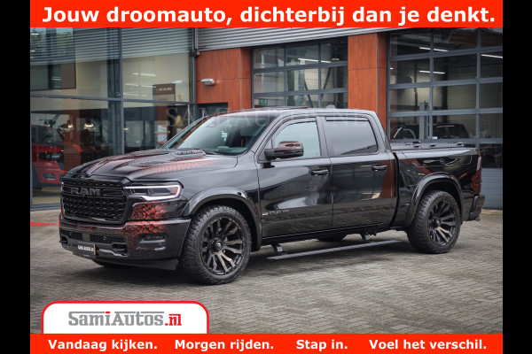 Dodge Ram COBRA EDITION | 1500 Limited Night High Output 540HP 706Nm | Massage + Full Option | De Meest Luxe en Volle Pick-Up in zijn Klas Comfortabele Dubbele Cabine met Royale 5 Zitplaatsen | BPM vrij | Nu Leverbaar uit Voorraad | Voorraad Nr 2368 -  5452 | Cobra package is meerprijs |