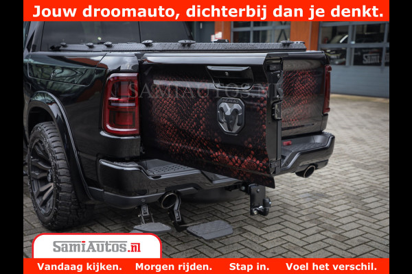 Dodge Ram COBRA EDITION | 1500 Limited Night High Output 540HP 706Nm | Massage + Full Option | De Meest Luxe en Volle Pick-Up in zijn Klas Comfortabele Dubbele Cabine met Royale 5 Zitplaatsen | BPM vrij | Nu Leverbaar uit Voorraad | Voorraad Nr 2368 -  5452 | Cobra package is meerprijs |