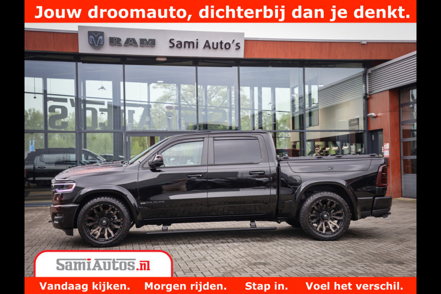 Dodge Ram COBRA EDITION | 1500 Limited Night High Output 540HP 706Nm | Massage + Full Option | De Meest Luxe en Volle Pick-Up in zijn Klas Comfortabele Dubbele Cabine met Royale 5 Zitplaatsen | BPM vrij | Nu Leverbaar uit Voorraad | Voorraad Nr 2368 -  5452 | Cobra package is meerprijs |