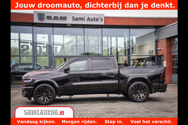 Dodge Ram COBRA EDITION | 1500 Limited Night High Output 540HP 706Nm | Massage + Full Option | De Meest Luxe en Volle Pick-Up in zijn Klas Comfortabele Dubbele Cabine met Royale 5 Zitplaatsen | BPM vrij | Nu Leverbaar uit Voorraad | Voorraad Nr 2368 -  5452 | Cobra package is meerprijs |