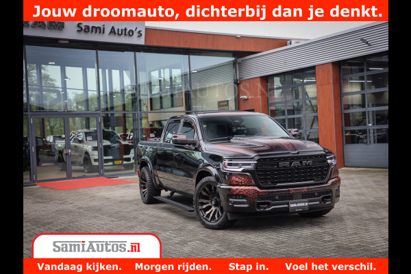 Dodge Ram COBRA EDITION | 1500 Limited Night High Output 540HP 706Nm | Massage + Full Option | De Meest Luxe en Volle Pick-Up in zijn Klas Comfortabele Dubbele Cabine met Royale 5 Zitplaatsen | BPM vrij | Nu Leverbaar uit Voorraad | Voorraad Nr 2368 -  5452 | Cobra package is meerprijs |
