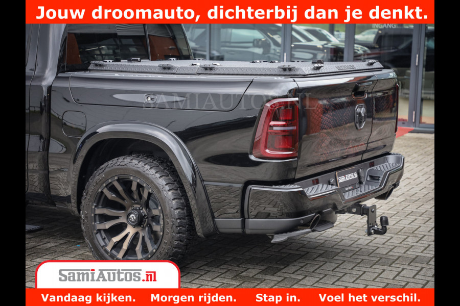 Dodge Ram COBRA EDITION | 1500 Limited Night High Output 540HP 706Nm | Massage + Full Option | De Meest Luxe en Volle Pick-Up in zijn Klas Comfortabele Dubbele Cabine met Royale 5 Zitplaatsen | BPM vrij | Nu Leverbaar uit Voorraad | Voorraad Nr 2368 -  5452 | Cobra package is meerprijs |