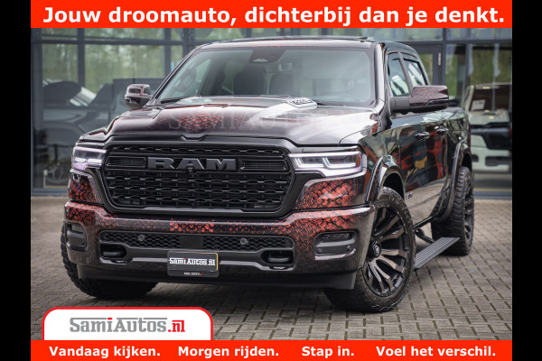 Dodge Ram COBRA EDITION | 1500 Limited Night High Output 540HP 706Nm | Massage + Full Option | De Meest Luxe en Volle Pick-Up in zijn Klas Comfortabele Dubbele Cabine met Royale 5 Zitplaatsen | BPM vrij | Nu Leverbaar uit Voorraad | Voorraad Nr 2368 -  5452 | Cobra package is meerprijs |