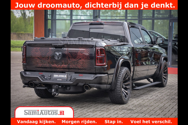 Dodge Ram COBRA EDITION | 1500 Limited Night High Output 540HP 706Nm | Massage + Full Option | De Meest Luxe en Volle Pick-Up in zijn Klas Comfortabele Dubbele Cabine met Royale 5 Zitplaatsen | BPM vrij | Nu Leverbaar uit Voorraad | Voorraad Nr 2368 -  5452 | Cobra package is meerprijs |