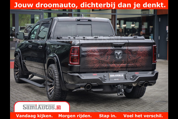 Dodge Ram COBRA EDITION | 1500 Limited Night High Output 540HP 706Nm | Massage + Full Option | De Meest Luxe en Volle Pick-Up in zijn Klas Comfortabele Dubbele Cabine met Royale 5 Zitplaatsen | BPM vrij | Nu Leverbaar uit Voorraad | Voorraad Nr 2368 -  5452 | Cobra package is meerprijs |